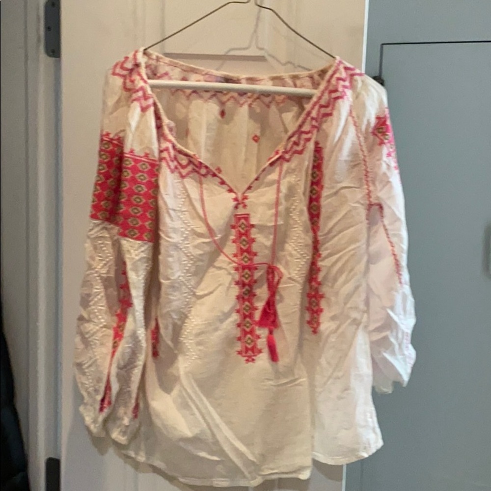 Calypso St Barth embroidered Top